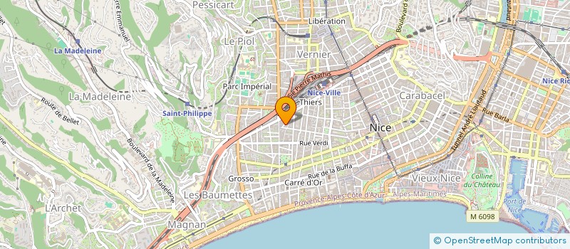 localisation de l'entreprise MONSIEUR FREDERIC GARD à NICE