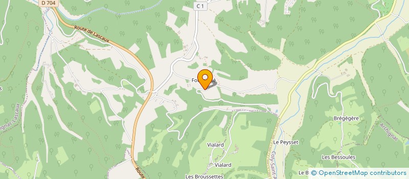 localisation de l'entreprise MONSIEUR FREDERIC GARDETTE  COLY-SAINT-AMAND