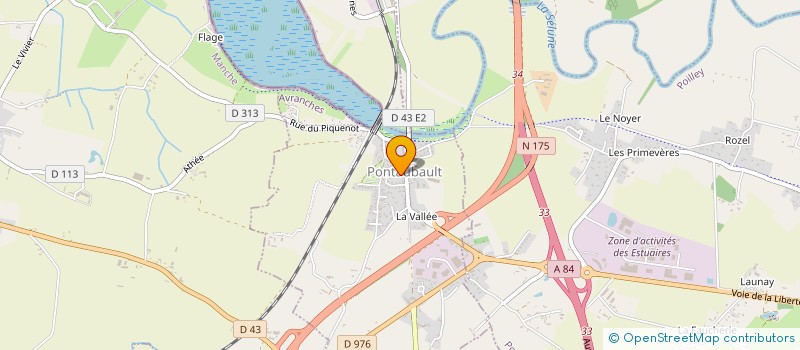 localisation de l'entreprise MONSIEUR FREDERIC GARNIER  PONTAUBAULT