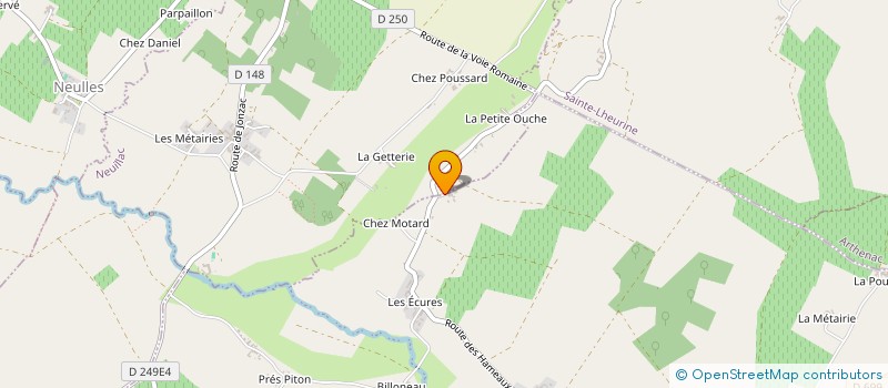 localisation de l'entreprise MONSIEUR FREDERIC GARNIER  NEUILLAC