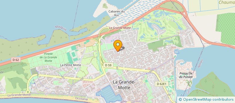 localisation de l'entreprise MONSIEUR FREDERIC GARNY  LA GRANDE-MOTTE