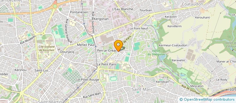 localisation de l'entreprise MONSIEUR FREDERIC GARO à BREST