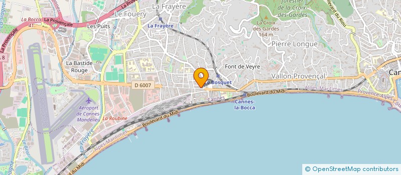 localisation de l'entreprise MONSIEUR FREDERIC GARY à CANNES