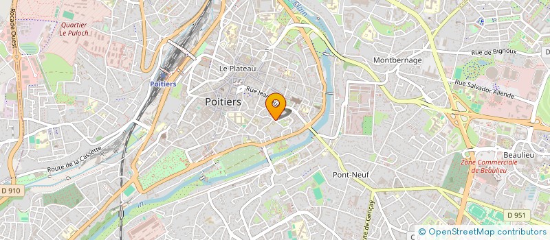 localisation de l'entreprise MONSIEUR FREDERIC GASPA  POITIERS