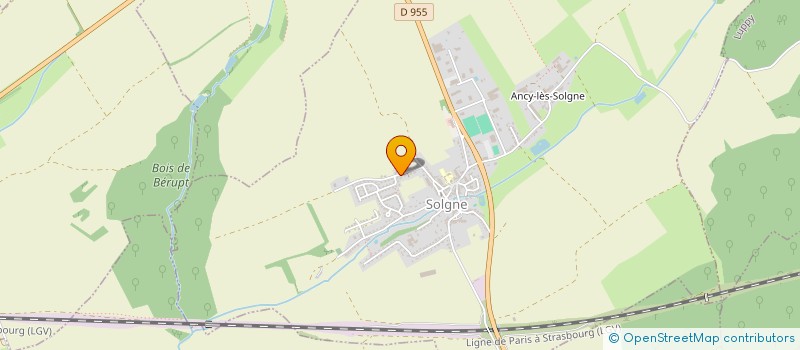 localisation de l'entreprise MONSIEUR FREDERIC GASPERMENT  SOLGNE