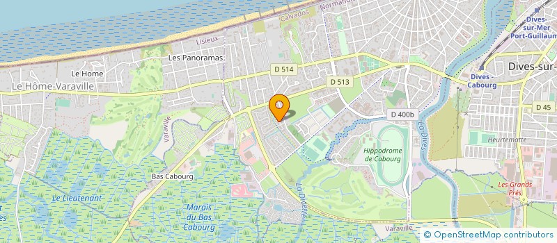 localisation de l'entreprise MONSIEUR FREDERIC GASPIN  CABOURG