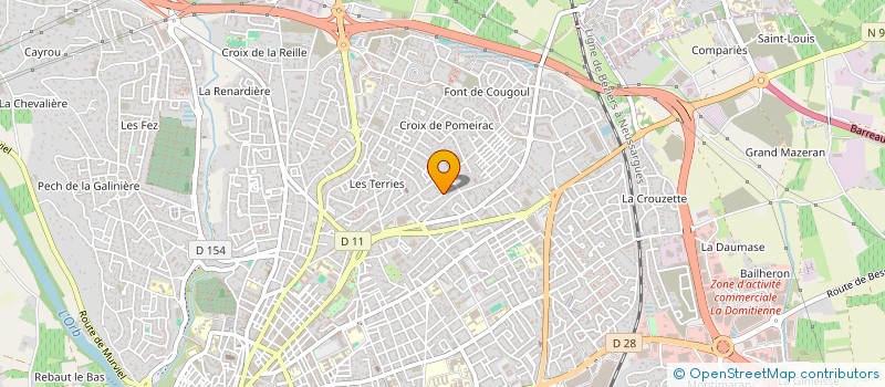 localisation de l'entreprise MONSIEUR FREDERIC GATIMEL  BEZIERS