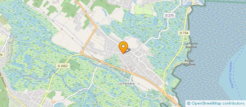 localisation de l'entreprise MONSIEUR FREDERIC GATINEAU à LE CHATEAU-D'OLERON