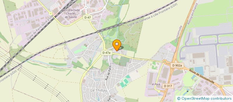 localisation de l'entreprise MONSIEUR FREDERIC GATT  GOUSSAINVILLE