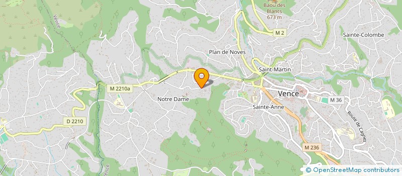 localisation de l'entreprise MONSIEUR FREDERIC GATTI à VENCE