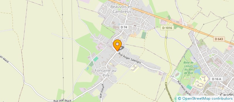 localisation de l'entreprise MONSIEUR FREDERIC GAUBEEN  FONTAINE-AU-PIRE