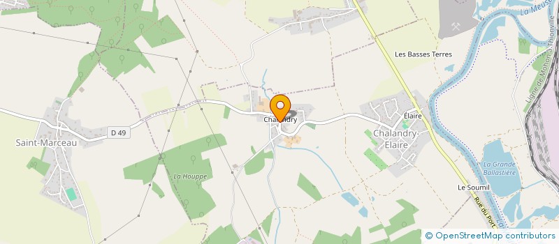localisation de l'entreprise MONSIEUR FREDERIC GAUCHET  CHALANDRY-ELAIRE