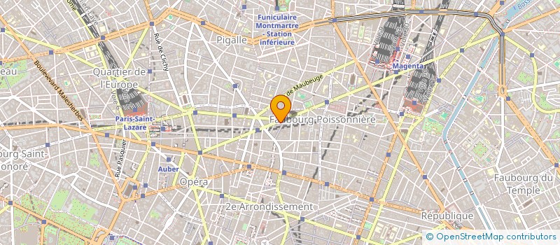 localisation de l'entreprise MONSIEUR FREDERIC GAUDIN  PARIS