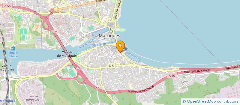 localisation de l'entreprise MONSIEUR FREDERIC GAUQUIER à MARTIGUES