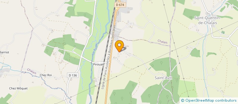 localisation de l'entreprise MONSIEUR FREDERIC GAURIVAUD à SAINT-AVIT