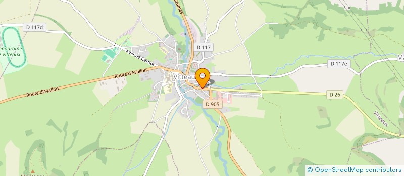 localisation de l'entreprise MONSIEUR FREDERIC GAUTHERIN  VITTEAUX