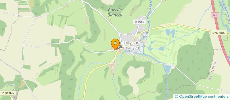 localisation de l'entreprise MONSIEUR FREDERIC GAUTHEY  CHAILLY-SUR-ARMANCON