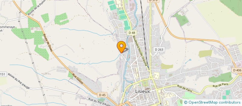 localisation de l'entreprise MONSIEUR FREDERIC GAUTHIER  LISIEUX