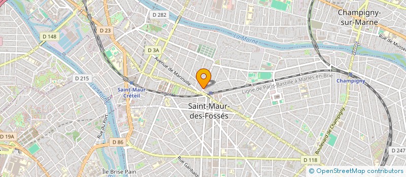 localisation de l'entreprise MONSIEUR FREDERIC GAUTHIER à SAINT-MAUR-DES-FOSSES