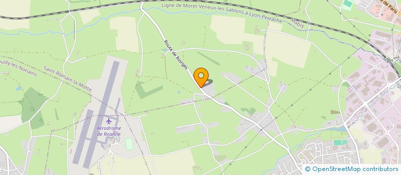 localisation de l'entreprise MONSIEUR FREDERIC GAUTHIER  SAINT-ROMAIN-LA-MOTTE