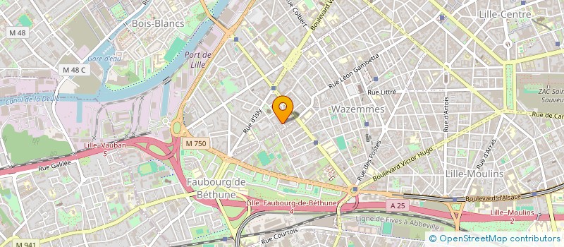 localisation de l'entreprise MONSIEUR FREDERIC GAUTHIEZ à LILLE