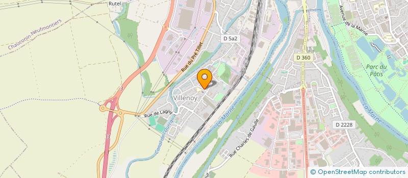 localisation de l'entreprise MONSIEUR FREDERIC GAUZERE  VILLENOY