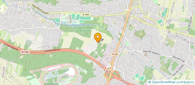 localisation de l'entreprise MONSIEUR FREDERIC GAYET à LINAS