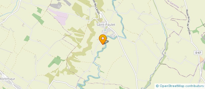 localisation de l'entreprise MONSIEUR FREDERIC GEFFROY  SAINT-PAULET