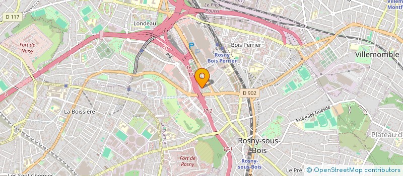 localisation de l'entreprise MONSIEUR FREDERIC GEHANT à ROSNY-SOUS-BOIS