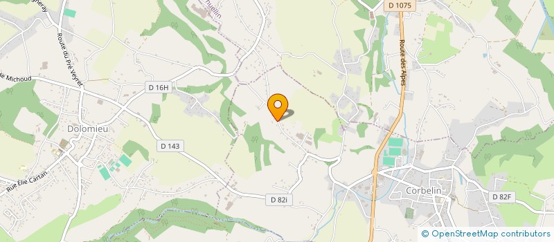 localisation de l'entreprise MONSIEUR FREDERIC GEHIN  CORBELIN