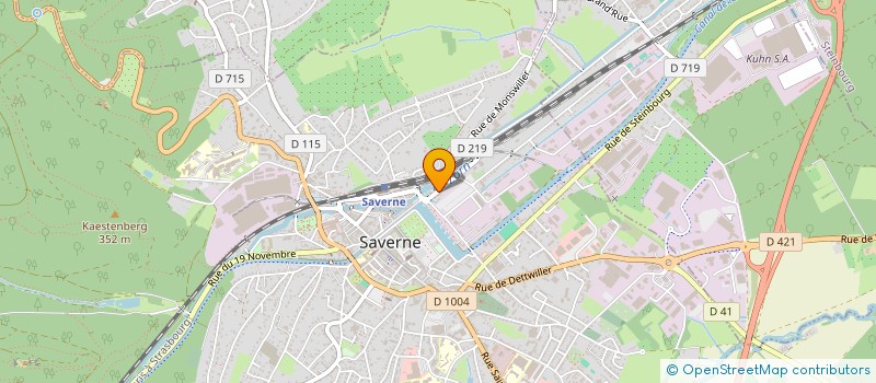 localisation de l'entreprise MONSIEUR FREDERIC GEISSLER  SAVERNE