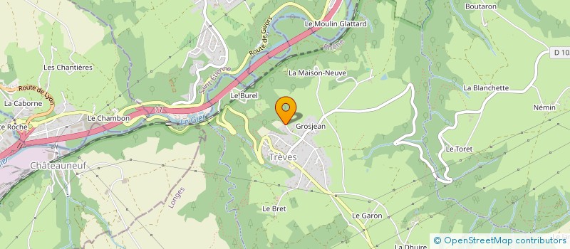 localisation de l'entreprise MONSIEUR FREDERIC GELAS  TREVES