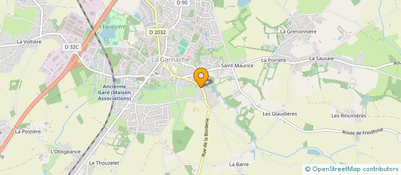 localisation de l'entreprise MONSIEUR FREDERIC GELEBART  LA GARNACHE