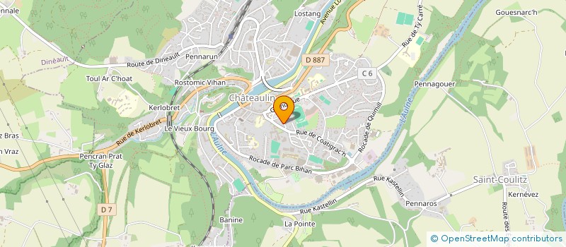 localisation de l'entreprise MONSIEUR FREDERIC GELLA à PLOUHINEC