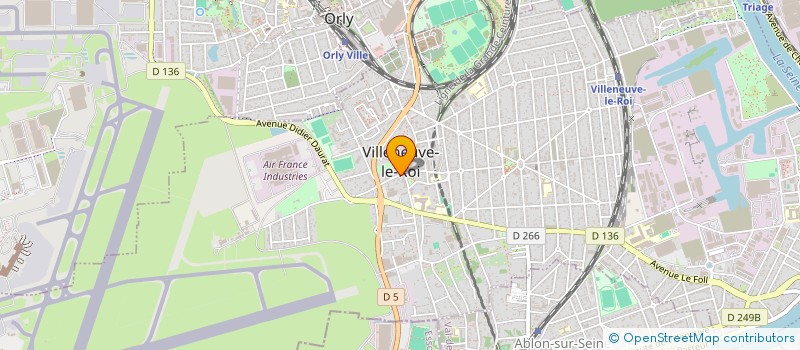 localisation de l'entreprise MONSIEUR FREDERIC GELLEZ  VILLENEUVE-LE-ROI