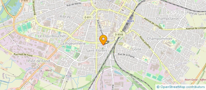 localisation de l'entreprise MONSIEUR FREDERIC GENDET à NIORT