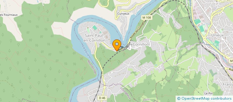 localisation de l'entreprise MONSIEUR FREDERIC GENESTIER  SAINT-PAUL-EN-CORNILLON