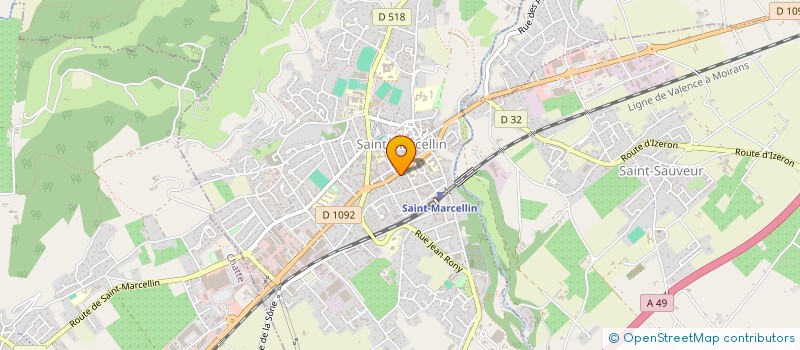 localisation de l'entreprise MONSIEUR FREDERIC GENIN à SAINT-MARCELLIN