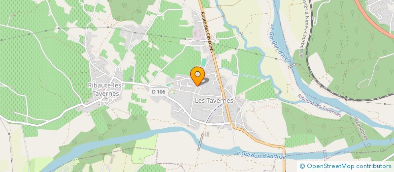 localisation de l'entreprise MONSIEUR FREDERIC GENTILI  RIBAUTE-LES-TAVERNES