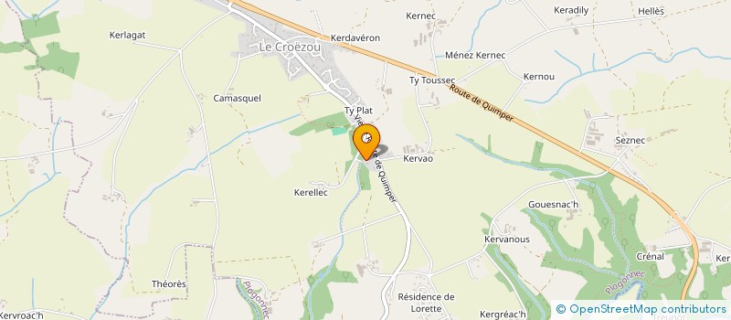 localisation de l'entreprise MONSIEUR FREDERIC GENTRIC à FOUESNANT