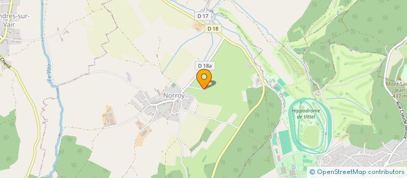 localisation de l'entreprise MONSIEUR FREDERIC GENY  NORROY-SUR-VAIR