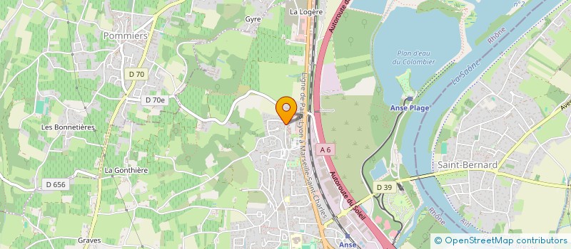 localisation de l'entreprise MONSIEUR FREDERIC GEOFFRAY  ANSE