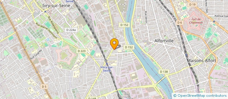 localisation de l'entreprise MONSIEUR FREDERIC GEOFFROY  VITRY-SUR-SEINE