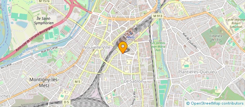 localisation de l'entreprise MONSIEUR FREDERIC GEOFFROY  METZ