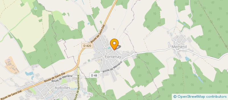 localisation de l'entreprise MONSIEUR FREDERIC GEOFFROY  FONTENAY