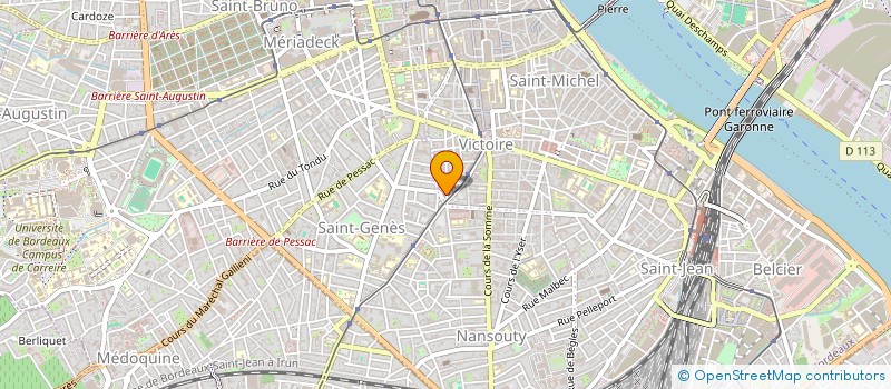 localisation de l'entreprise MONSIEUR FREDERIC GEORGES  BORDEAUX