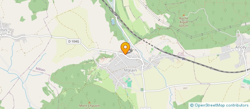 localisation de l'entreprise MONSIEUR FREDERIC GEORGES  MALAIN