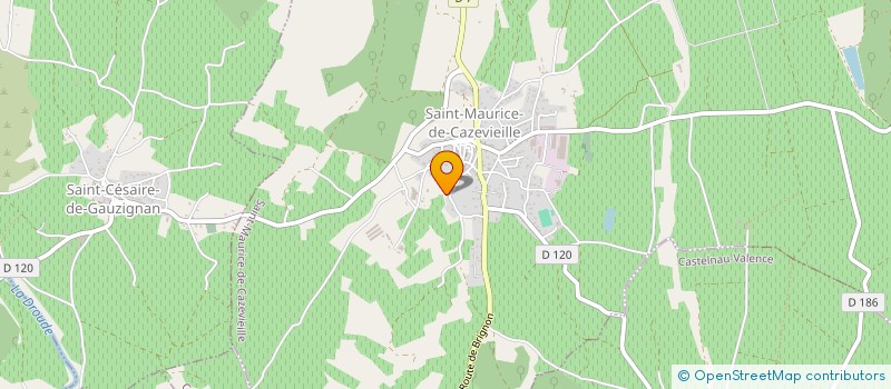 localisation de l'entreprise MONSIEUR FREDERIC GEORGES  SAINT-MAURICE-DE-CAZEVIEILLE