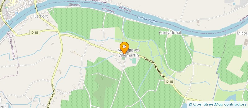 localisation de l'entreprise MONSIEUR FREDERIC GERALD  MOULIETS-ET-VILLEMARTIN