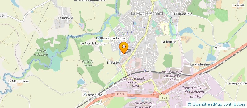 localisation de l'entreprise MONSIEUR FREDERIC GERARD à SAINT-MATHURIN